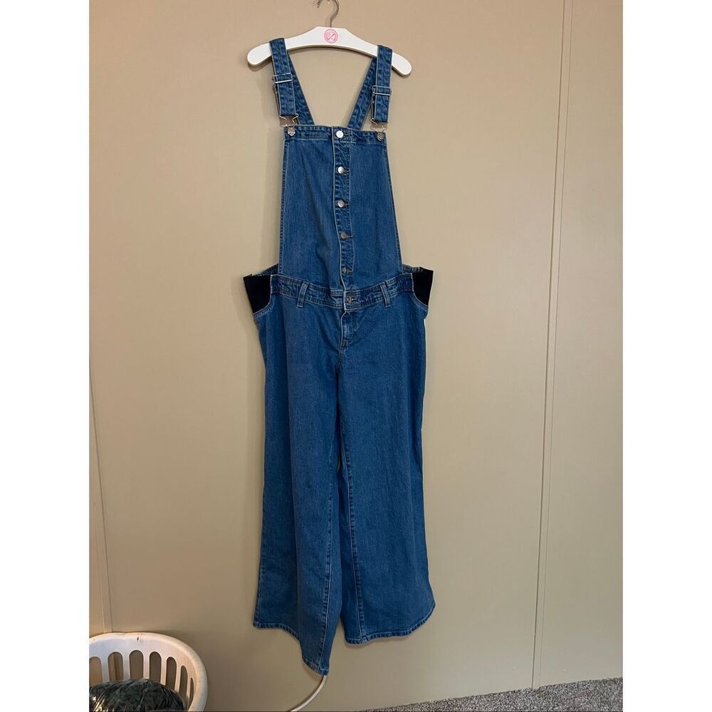 Isabel By Ingrid & Isabel Maternity Wide Leg Overalls Woman’s Size 16 NEW